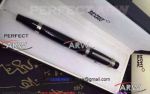 Perfect Replica Montblanc Pens Online - Montblanc Special Edition Silver Clip Black Rollerball
